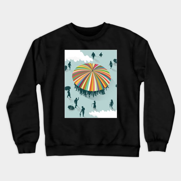 MultiDiversity Crewneck Sweatshirt by Neil Webb | Illustrator